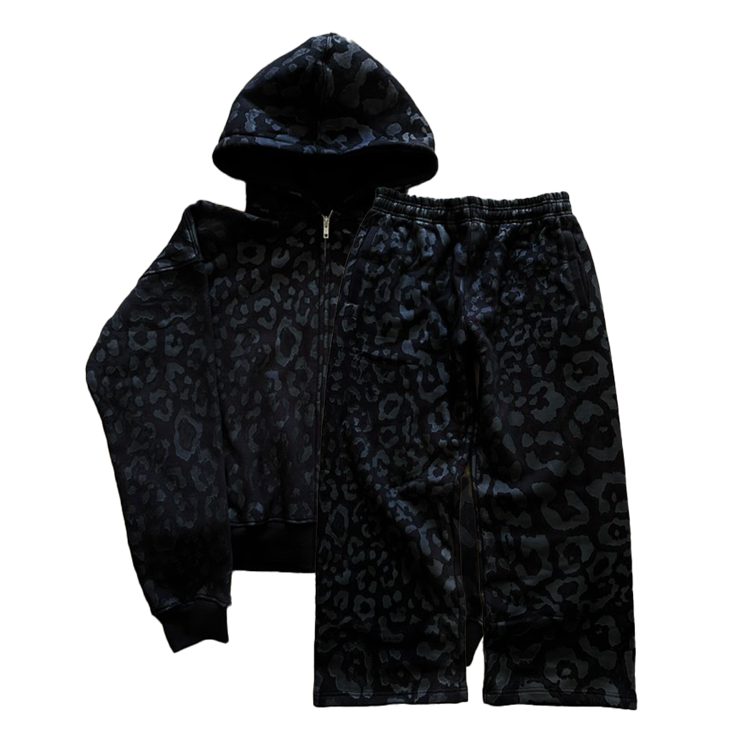 "Iris" Black Leopard Bundle