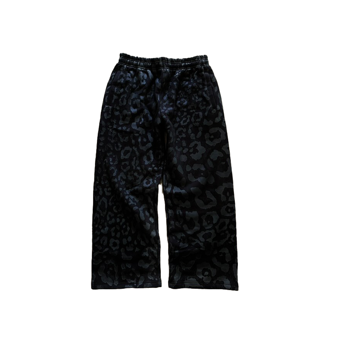 "Iris" Black Leopard Sweats